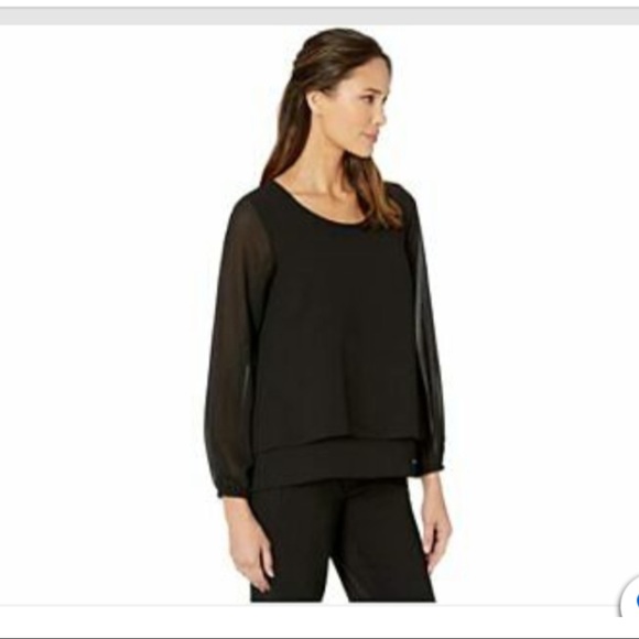 MICHAEL Michael Kors Split back top MF94LYH7R3 - Picture 2 of 6